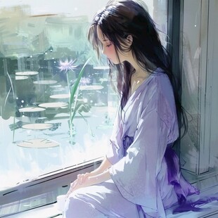 鉴黄师app奇幻恋爱漫画封面，精灵少女与人类青年并肩