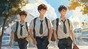 鉴黄师app玄幻热血漫画封面：灵气复苏的都市夜空